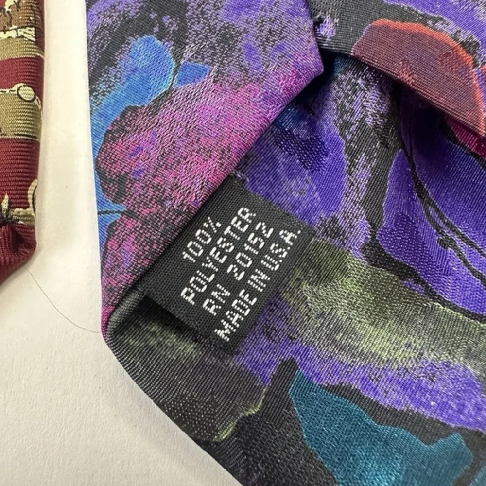 Lot‎ of 7 Assorted Men's Neck Ties Silk Made In USA & Italy Designer